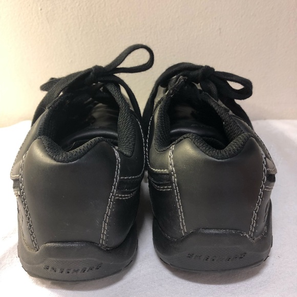 Sketchers Relaxed Fit memory foam black sneakers, Youth 2 - Picture 9 of 13